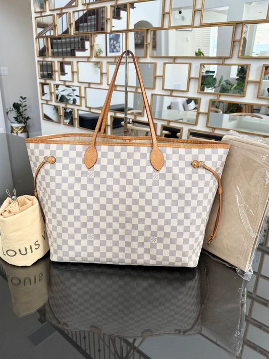Neverfull GM in Azur with Dustbag Insert Organizer 🗓️ Year: 2011