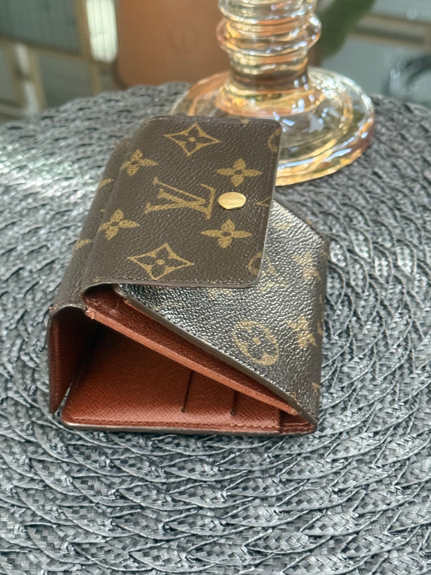 Monogram Elise Trifold Compact Wallet 🗓️ Year: 2000