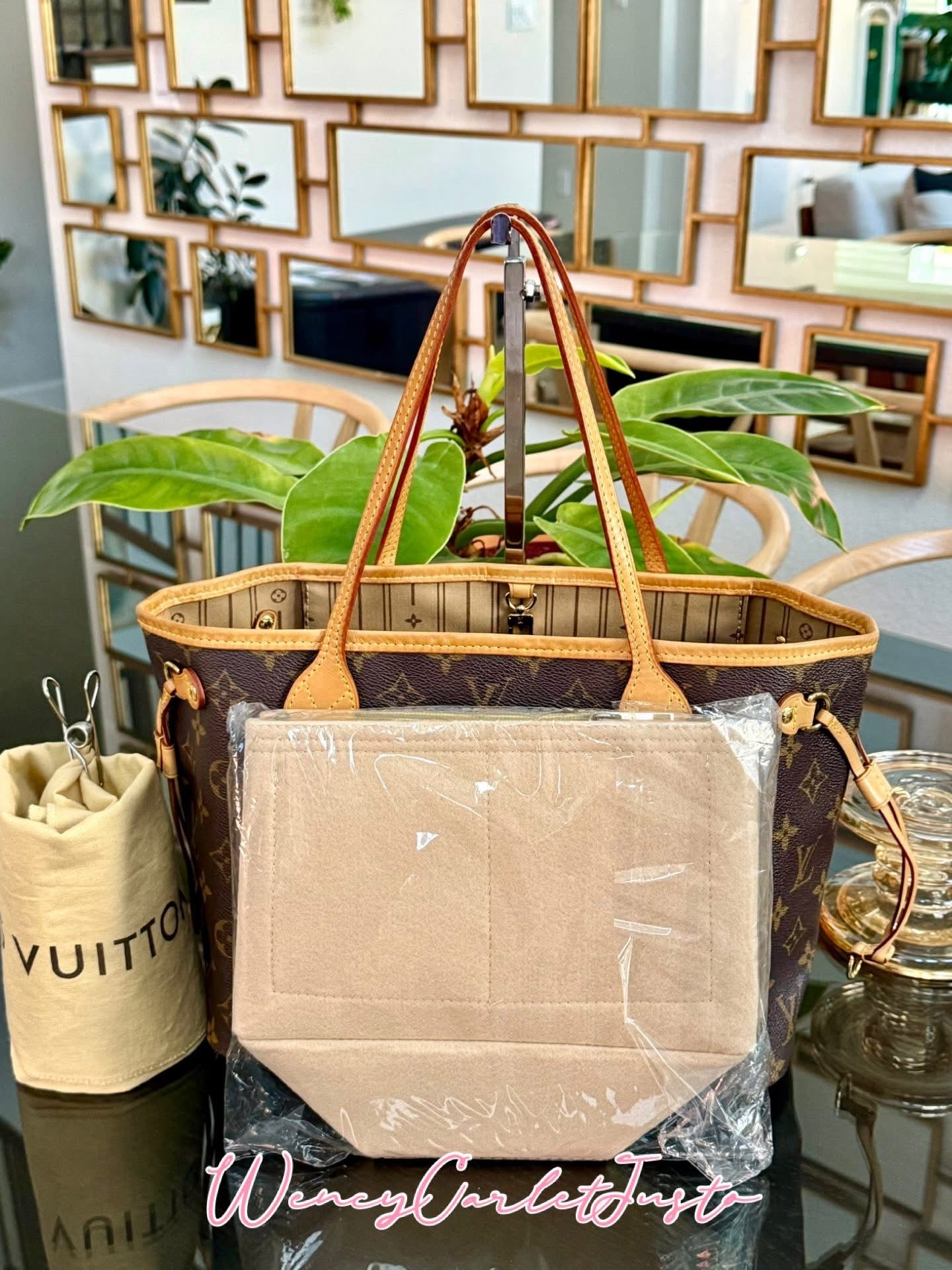 Neverfull PM in Monogram with Dustbag and Insert Organizer 🗓️ Year: 2007