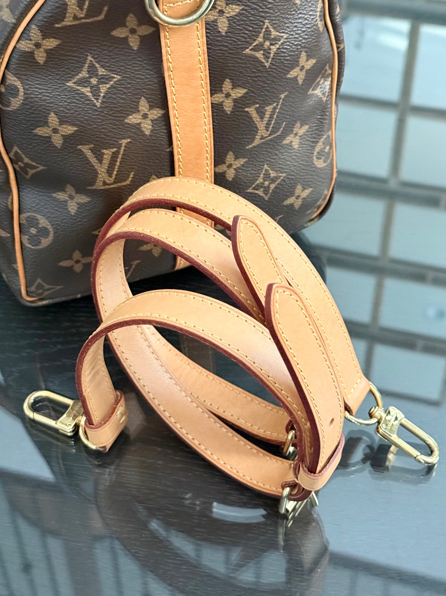 Speedy 30 Bandoulier in Monogram with 🔐 lock, Key and Dustbag -🗓️ Year: 2017