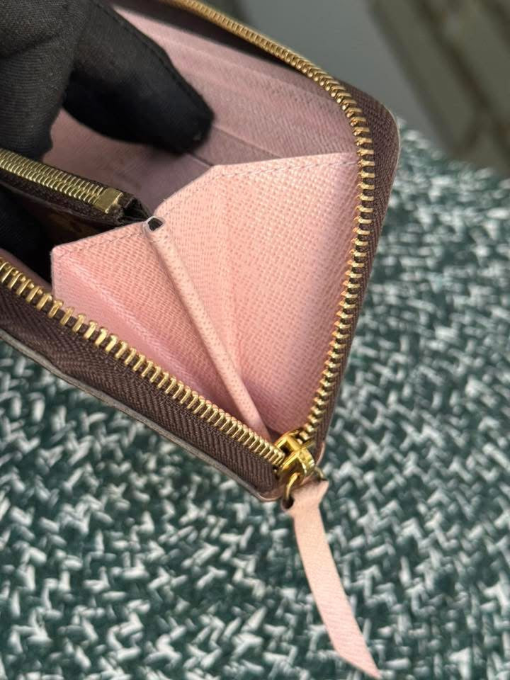 Clemence Wallet Monogram in Rose Ballerine with Box 🗓️ Year 2017