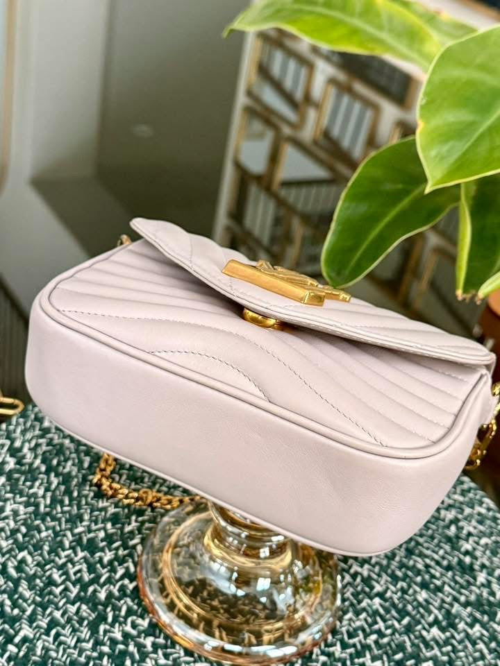 Multi Pochette New Wave in Grey with Box, Dustbag and Paper bag - Microchip