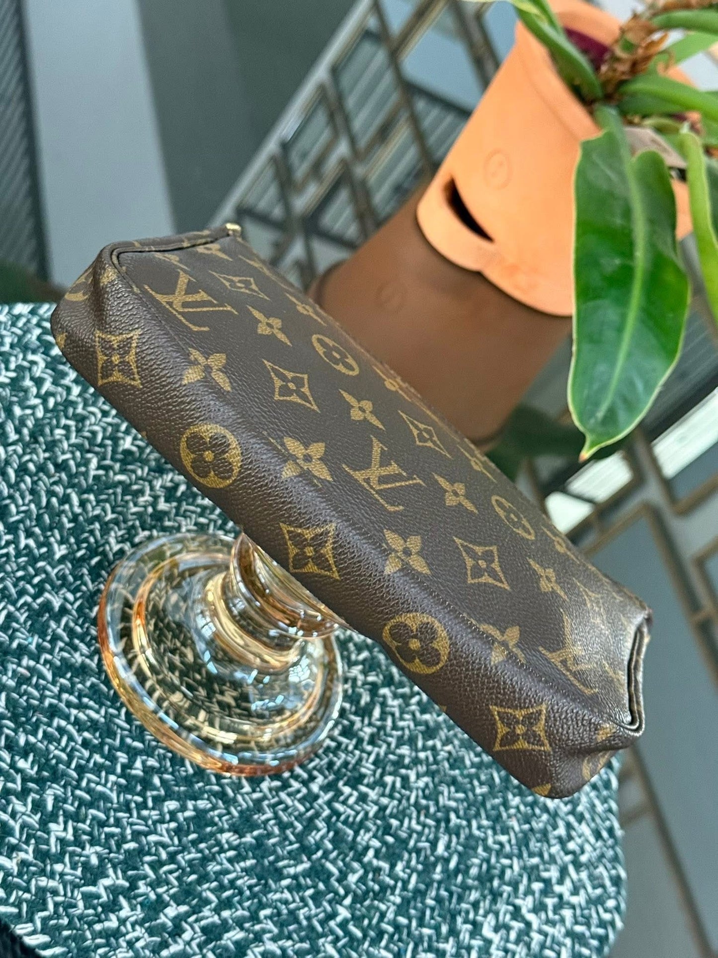 Monogram Pochette Accessories with Dustbag and Box 📅 Year: 2001