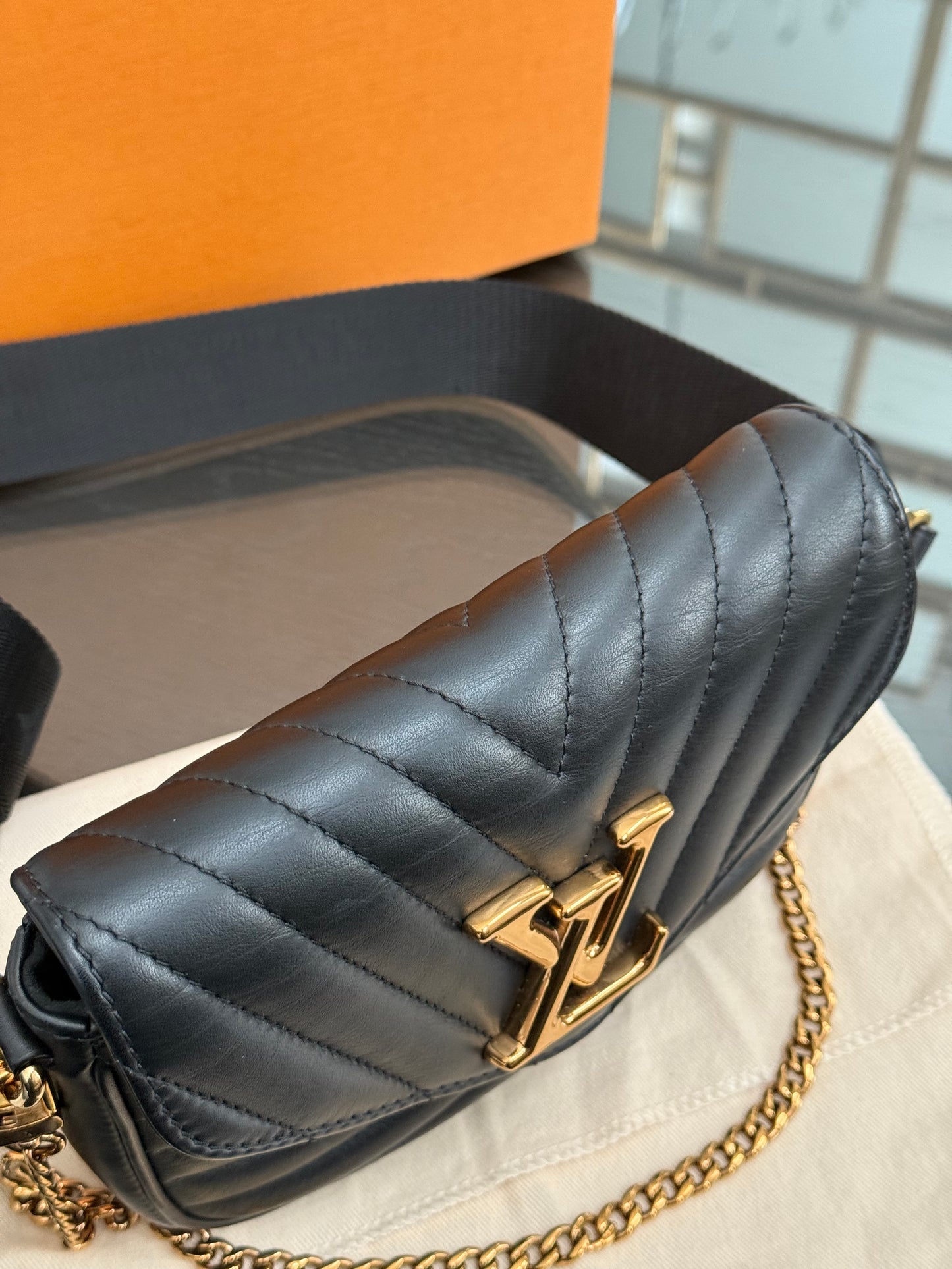 Multi Pochette New Wave Noir with Box, Dustbag and Paper bag