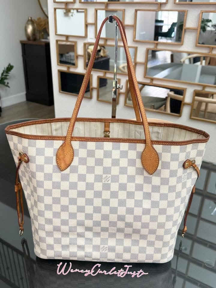 Neverfull MM Azur with Insert Organizer 🌺 📅 Year: 2010