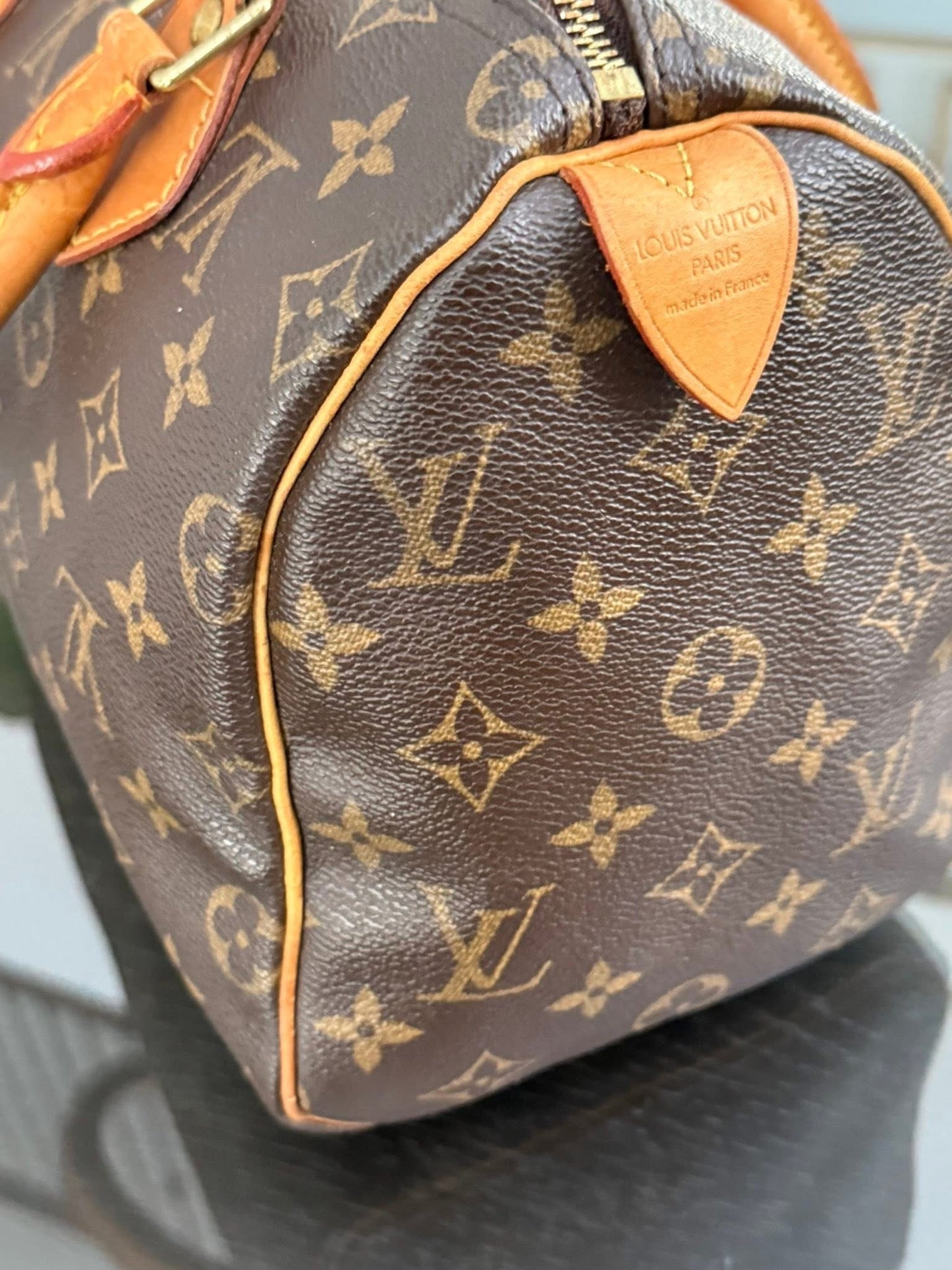 Speedy 25 in Monogram with Lock 🔐 and Key 🗓️ Year: 2005