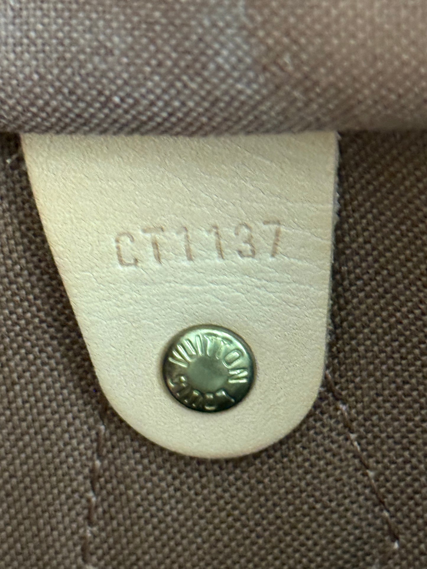 Speedy 30 Bandoulier in Monogram with 🔐 lock, Key and Dustbag -🗓️ Year: 2017