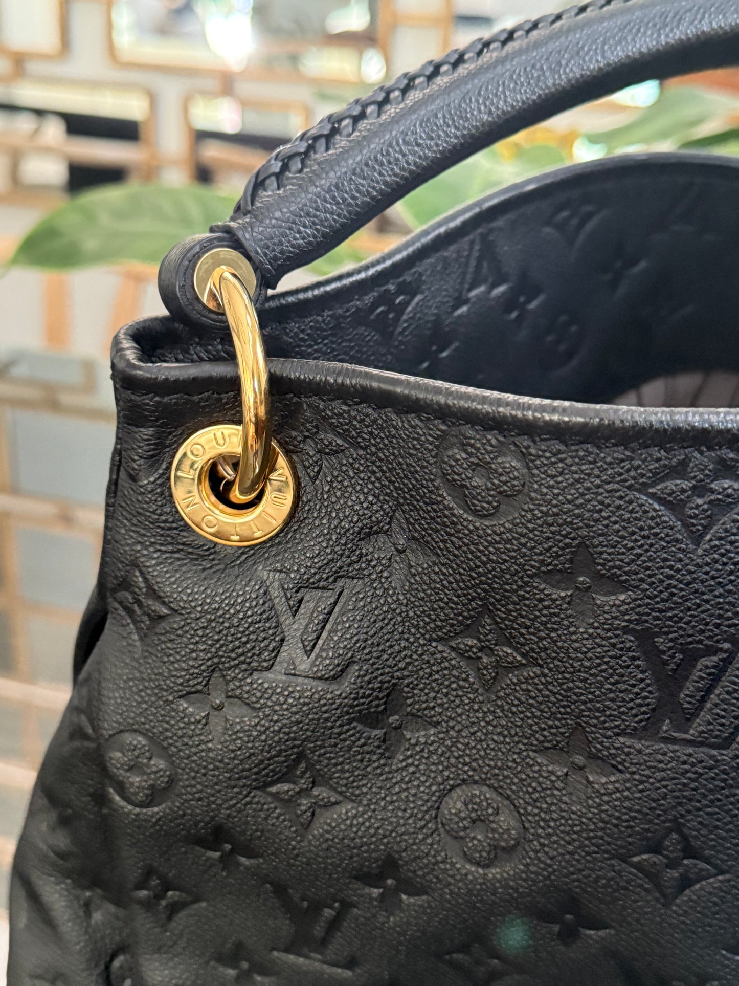 Artsy MM Empriente Black with Dustbag - 📅 Microchip and Authenticated