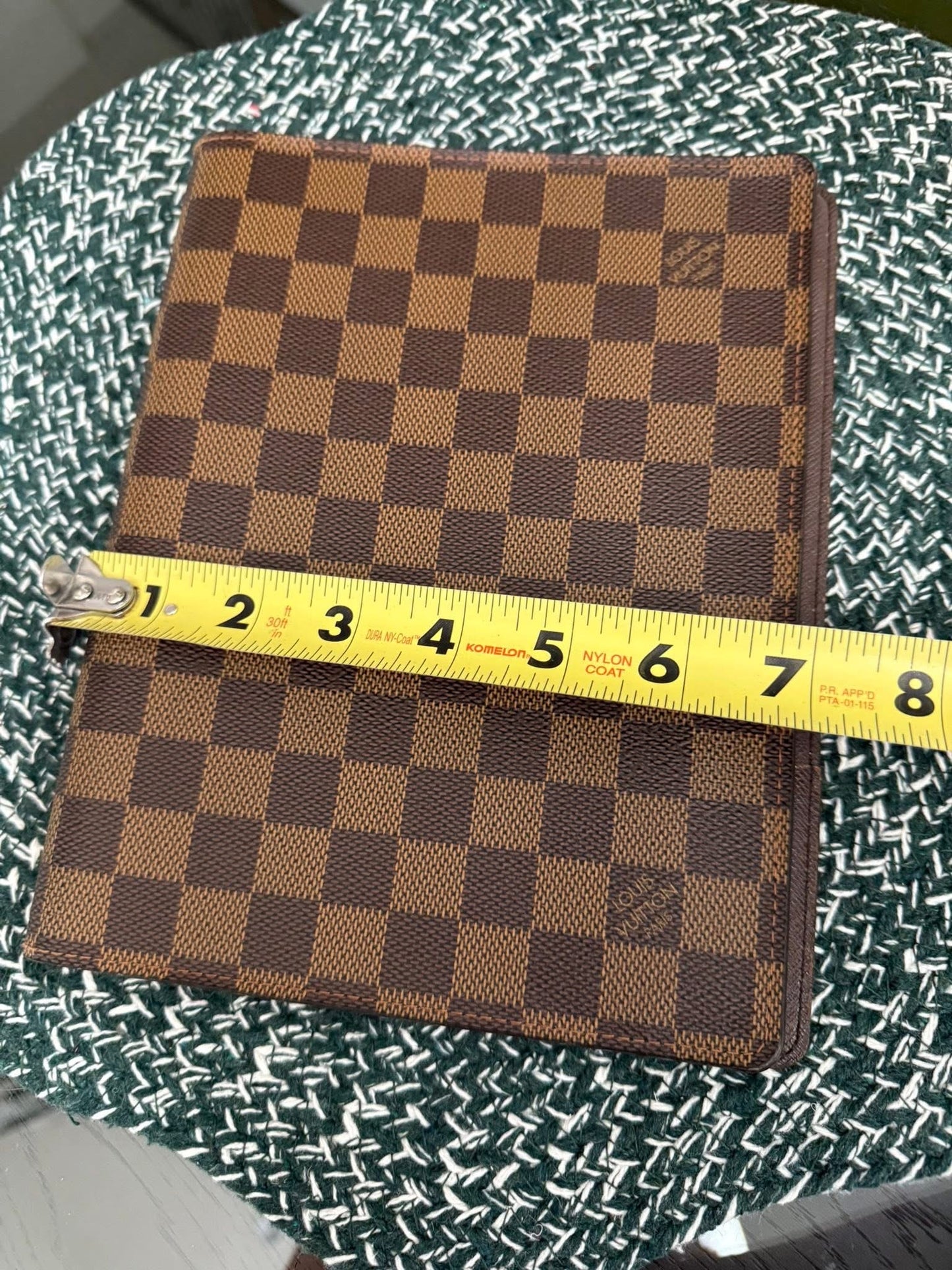 Damier Ebene Desk Agenda Cover 
🗓️ Year: 2005