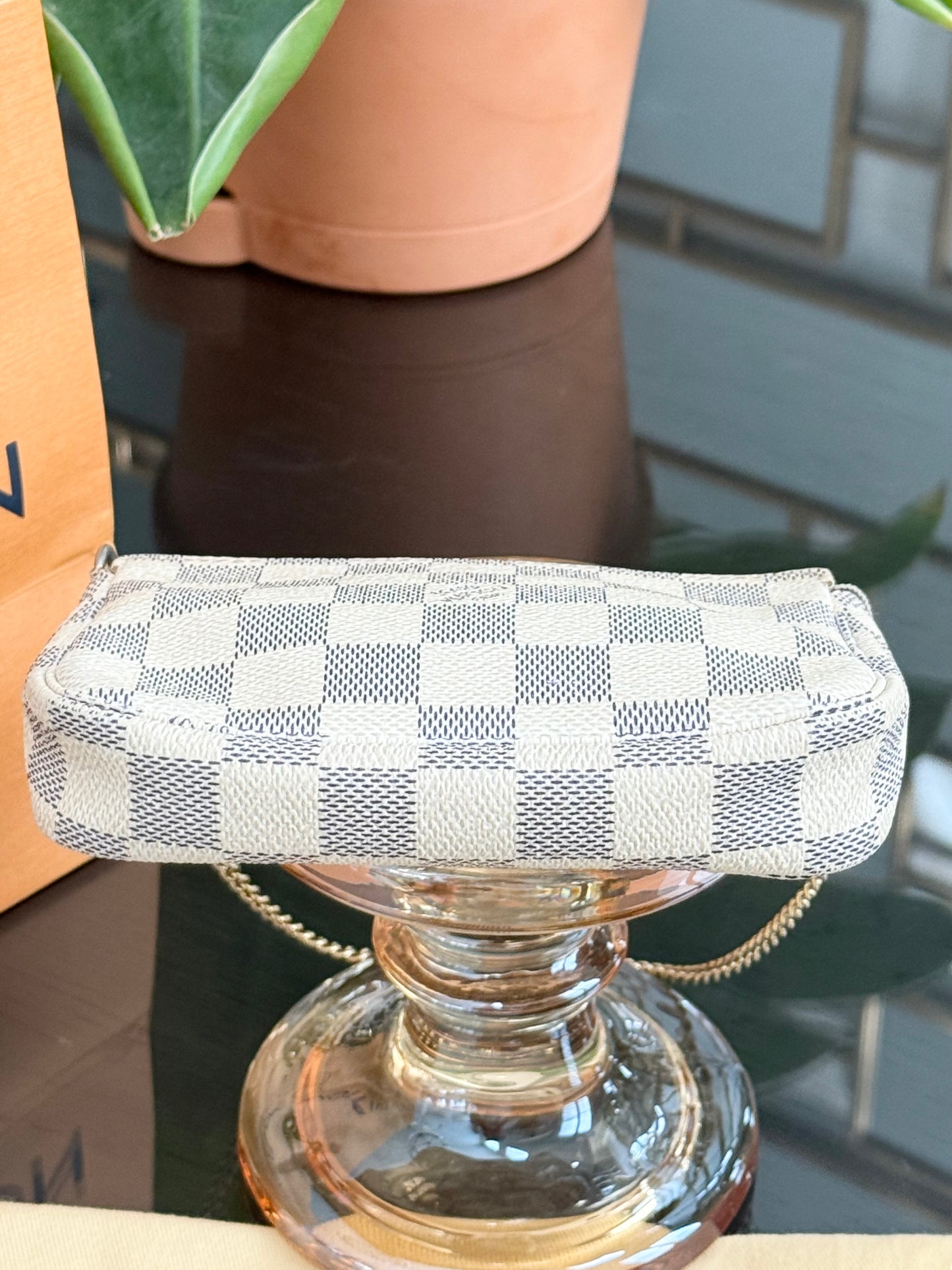 Mini Pochette Accessories Azur with Dustbag and Paper bag -🗓️ Year: 2016