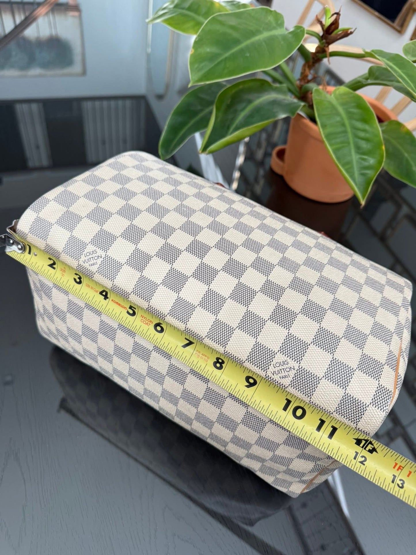Speedy 30 in Damier Azur with lock 🔐 key, Dustbag and Insert Organizer -🗓️ Year 2012