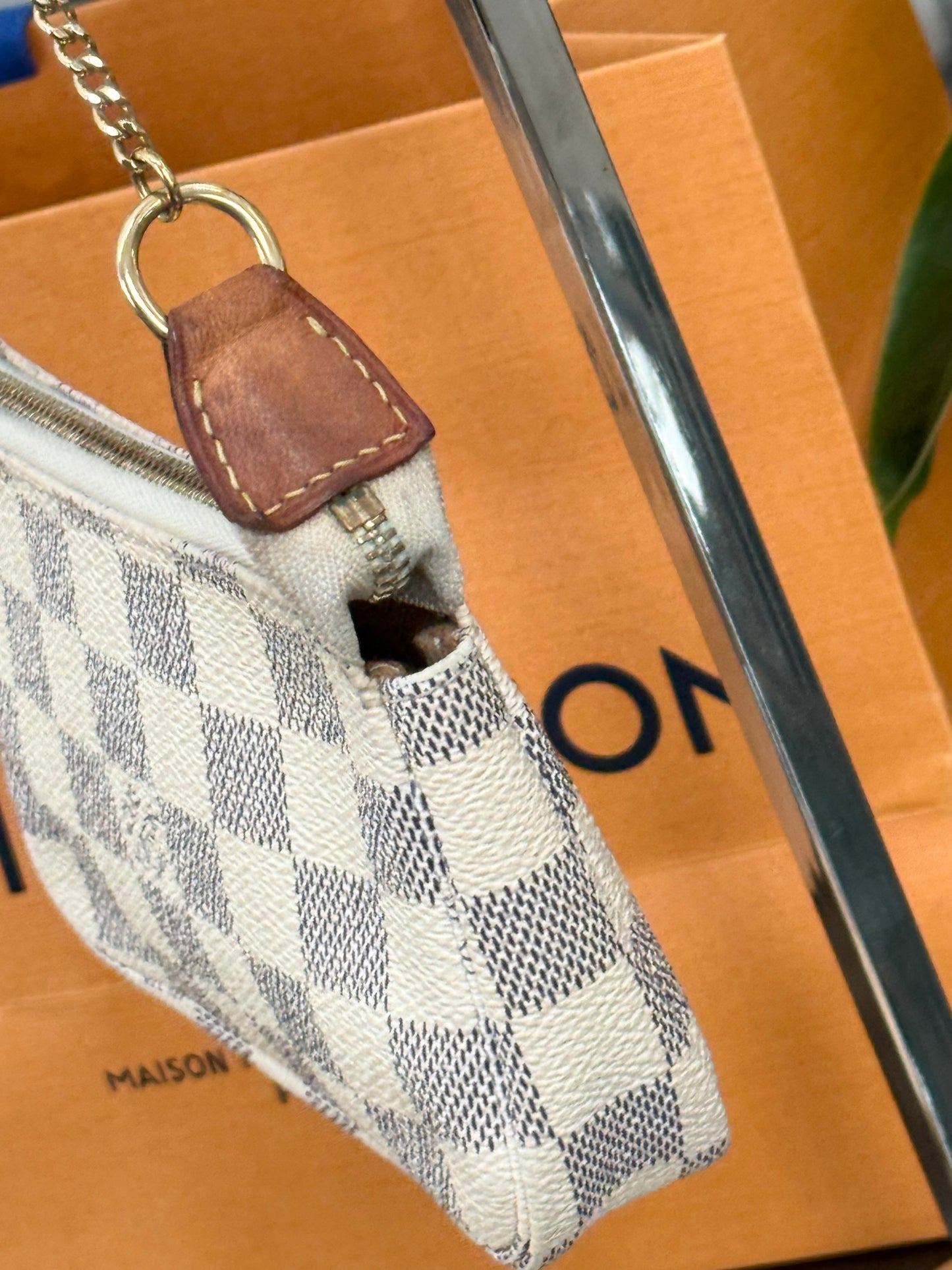 Mini Pochette Accessories Azur with Dustbag and Paper bag -🗓️ Year: 2016