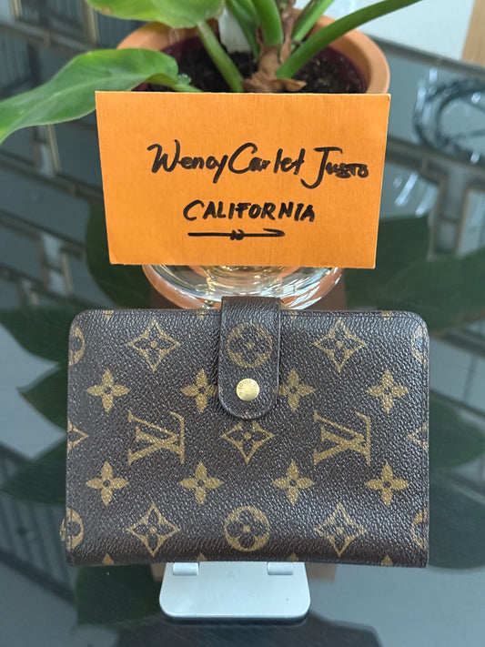 Monogram Papier Zip Passport Wallet -🗓️ Year: 1997