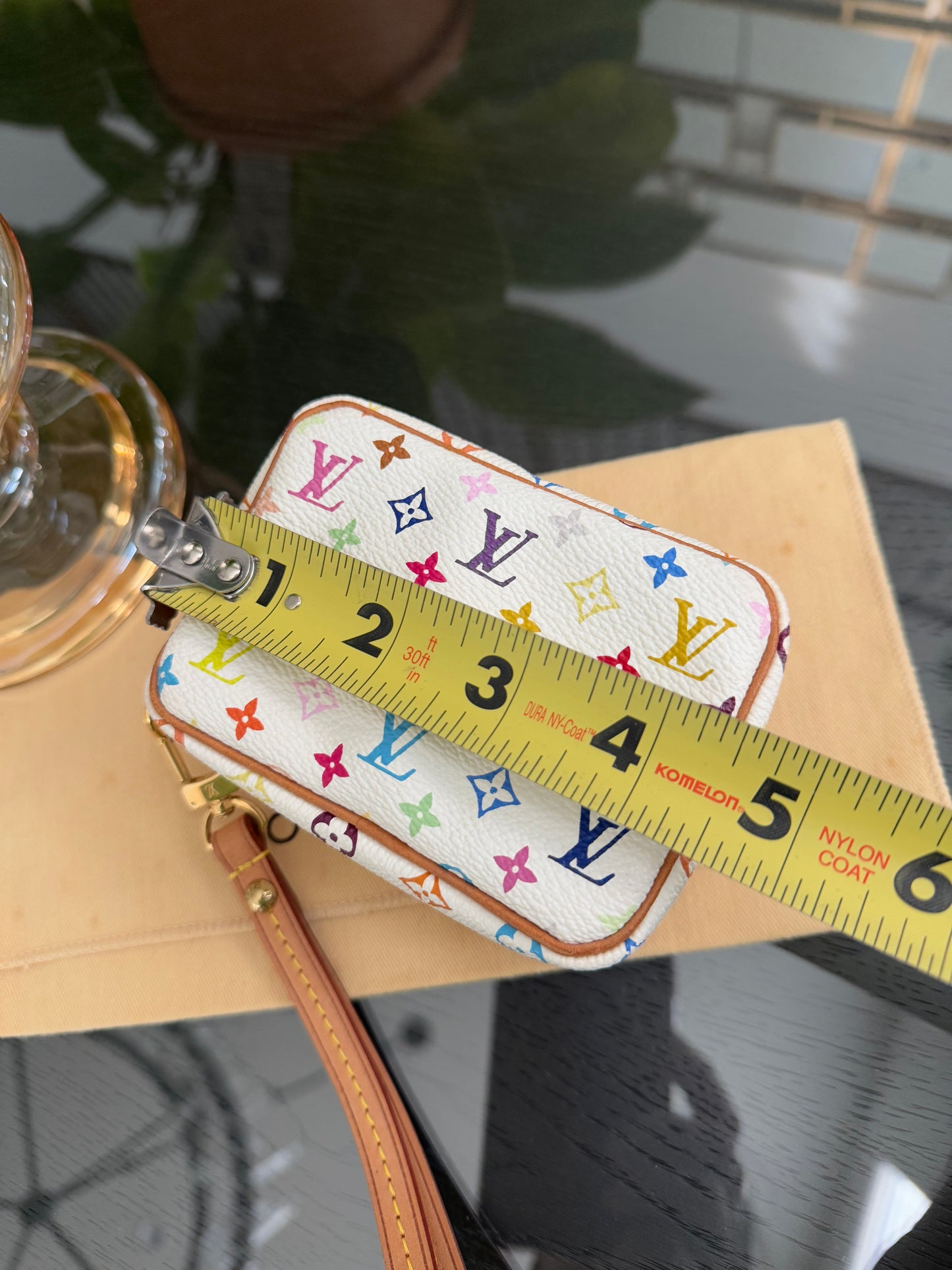 Multicolor Wapity Wristlet with Dustbag 📅 Year: 2005