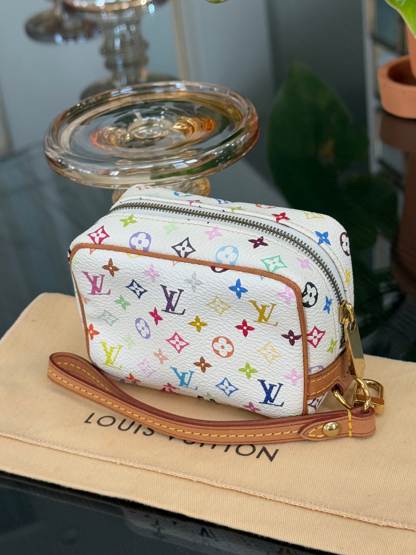 Multicolor Wapity Wristlet with Dustbag 📅 Year: 2005