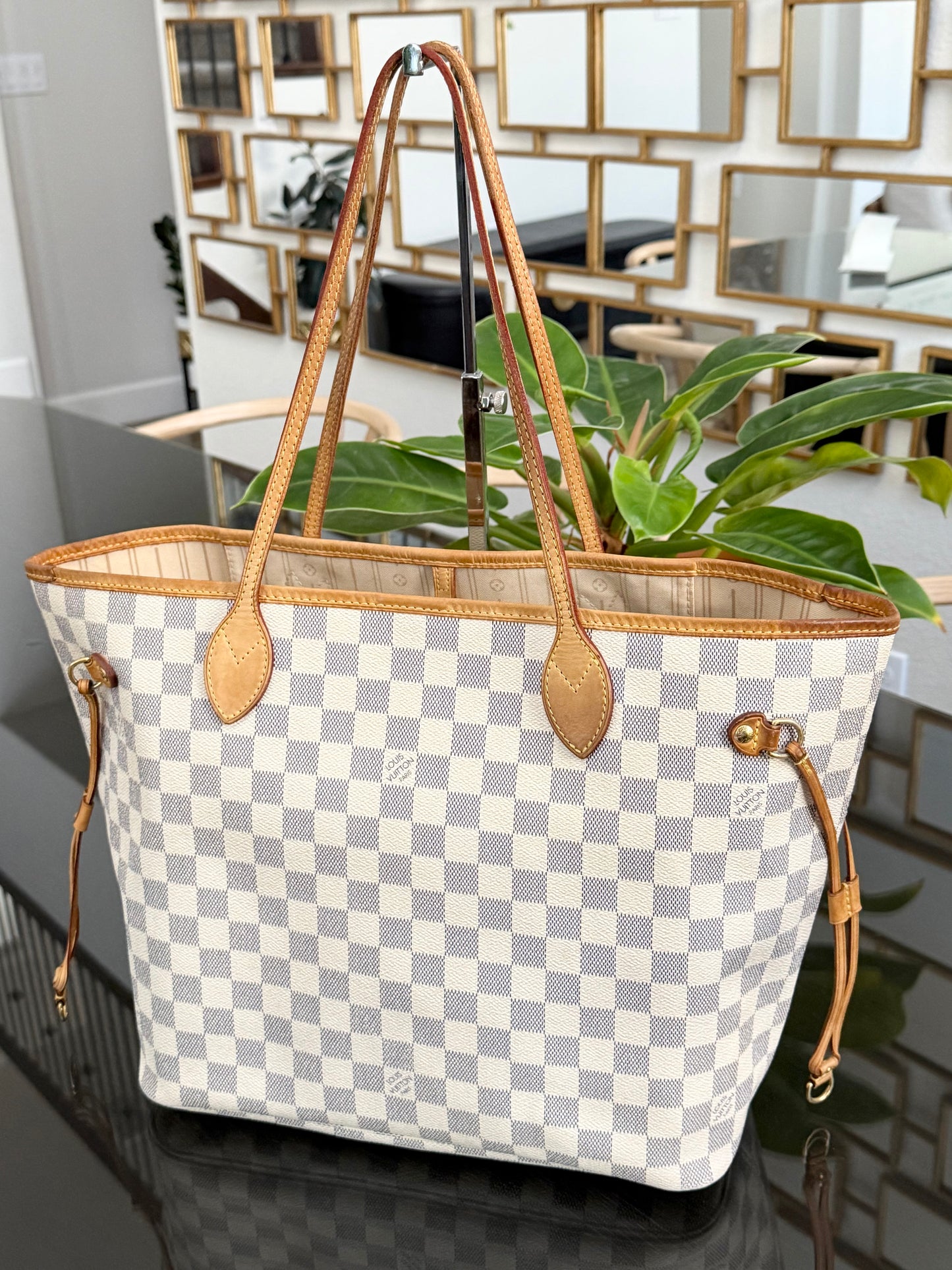 Neverfull MM in Azur with Insert Organizer 🗓️ Year: 2009