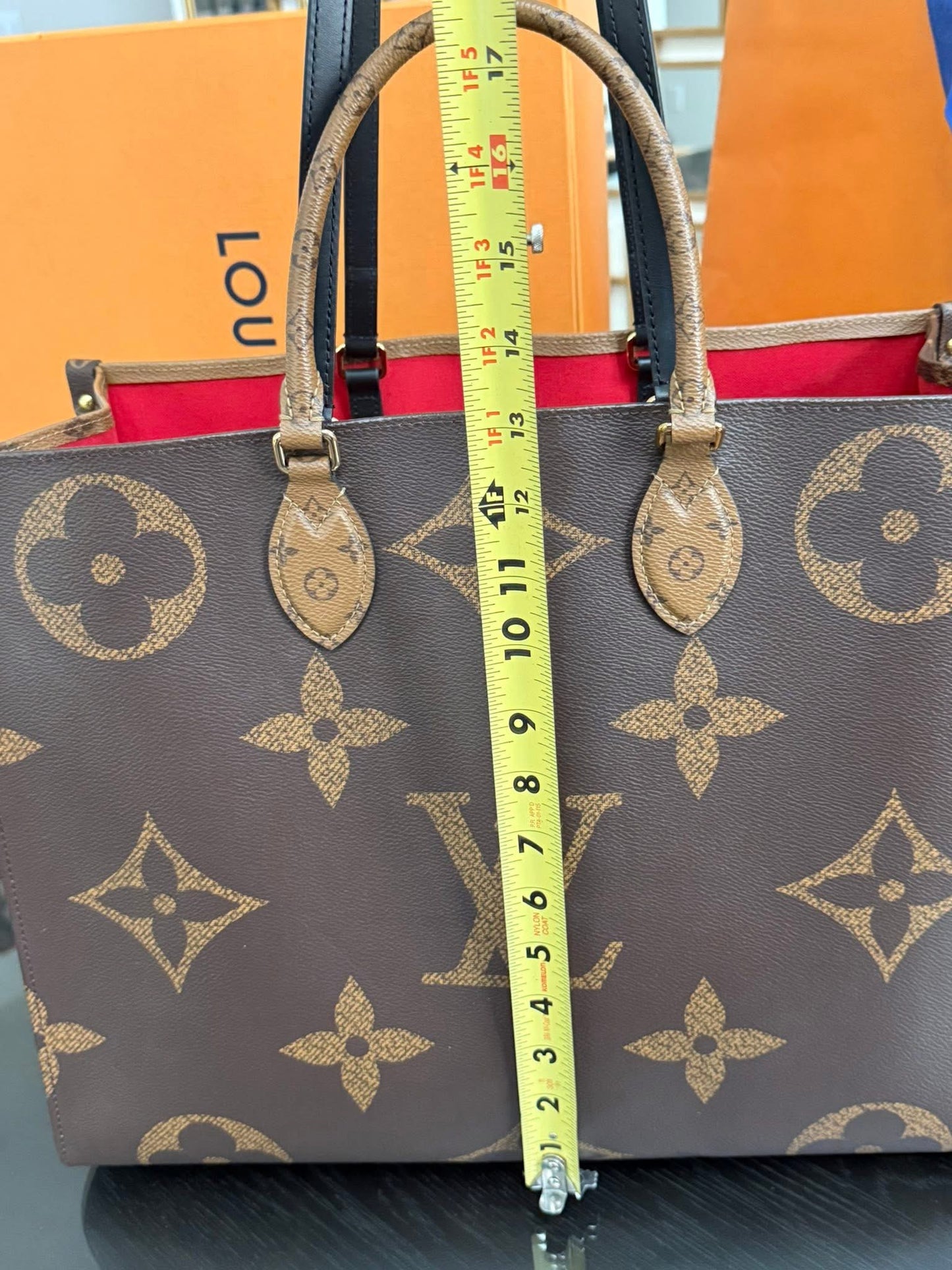 On The Go GM in Monogram Reverse with Dustbag, Insert Organizer, Box and Paper bag 🌺 -Microchip