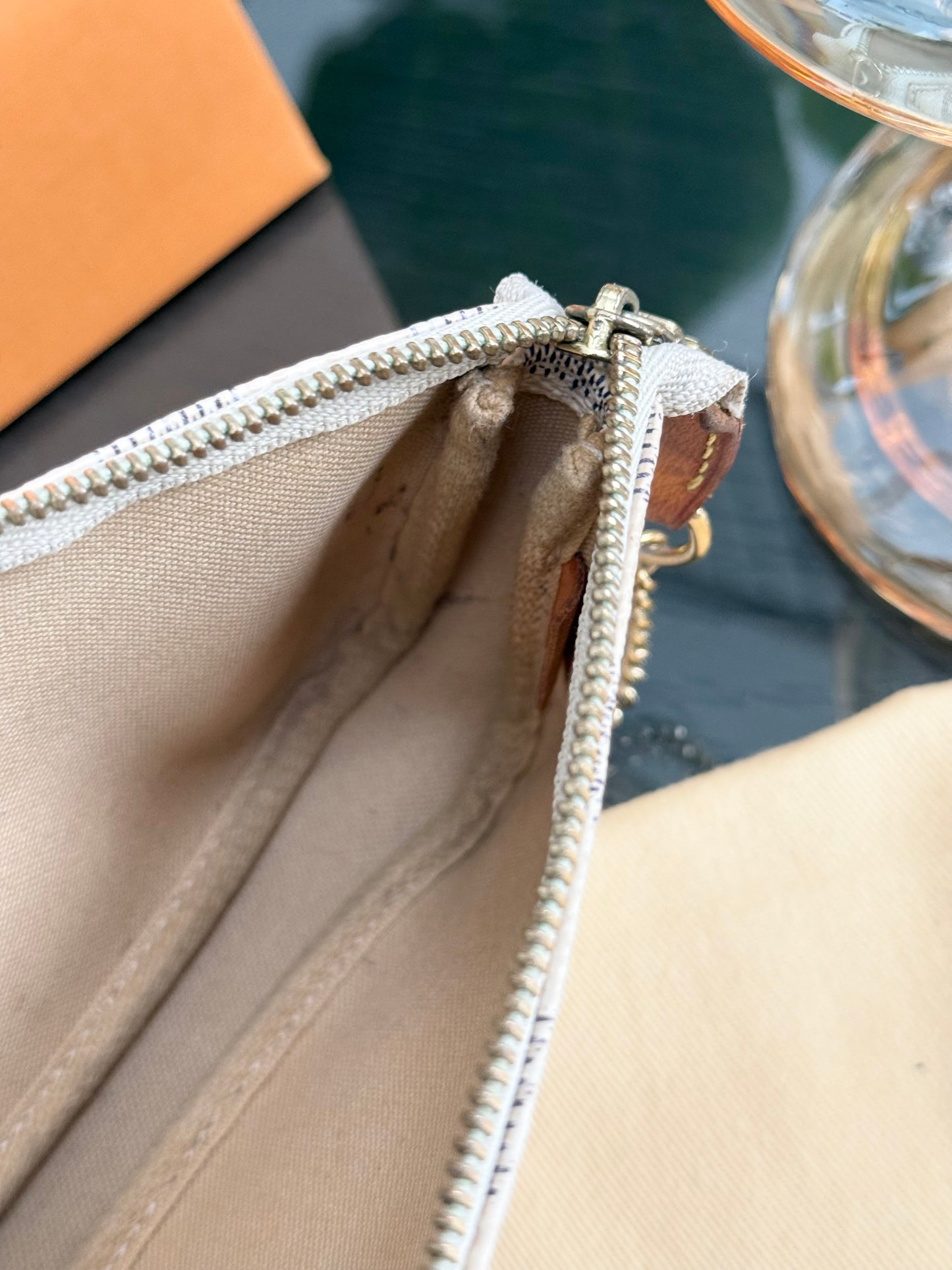 Mini Pochette Accessories Azur with Dustbag and Paper bag -🗓️ Year: 2016