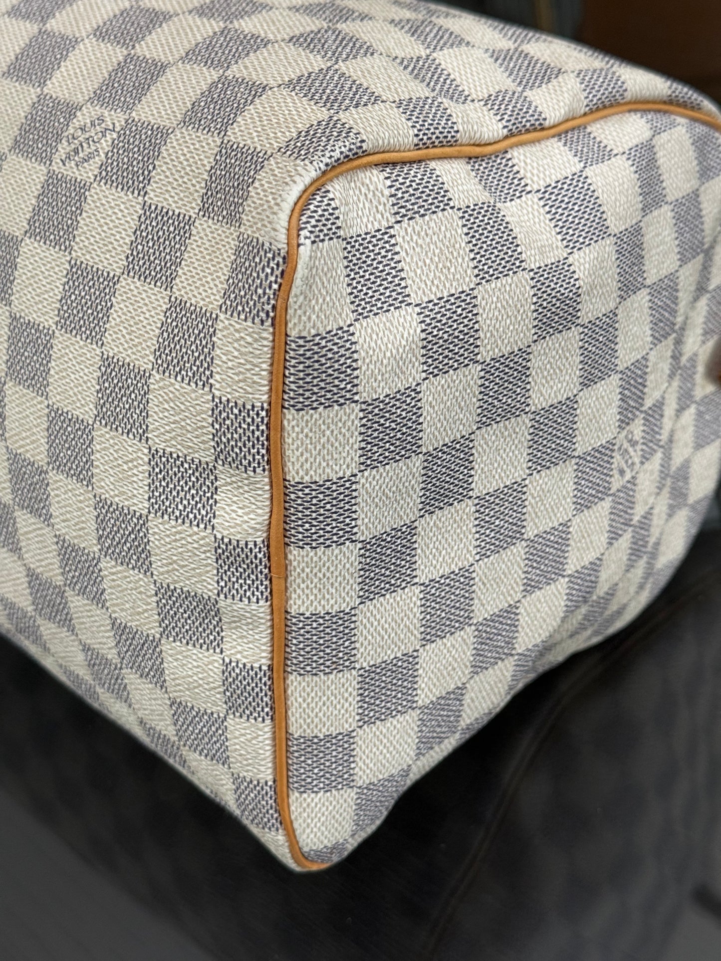 Speedy 30 in Damier Azur with lock 🔐 key, Dustbag and Insert Organizer -🗓️ Year 2007
