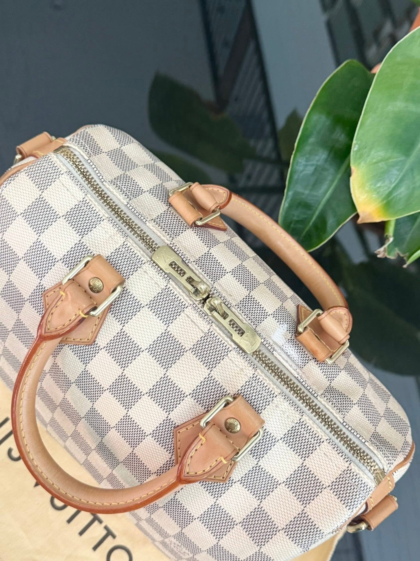 Speedy 25 Bandoulier in Azur with Original Strap, Dustbag and Insert Organizer -🗓️ Year: 2013