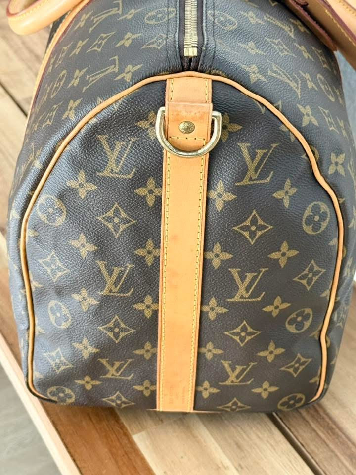 Keepall 45 Bandoulier with Original Strap, Luggage tag and Poignet 📅 Year: 1998
