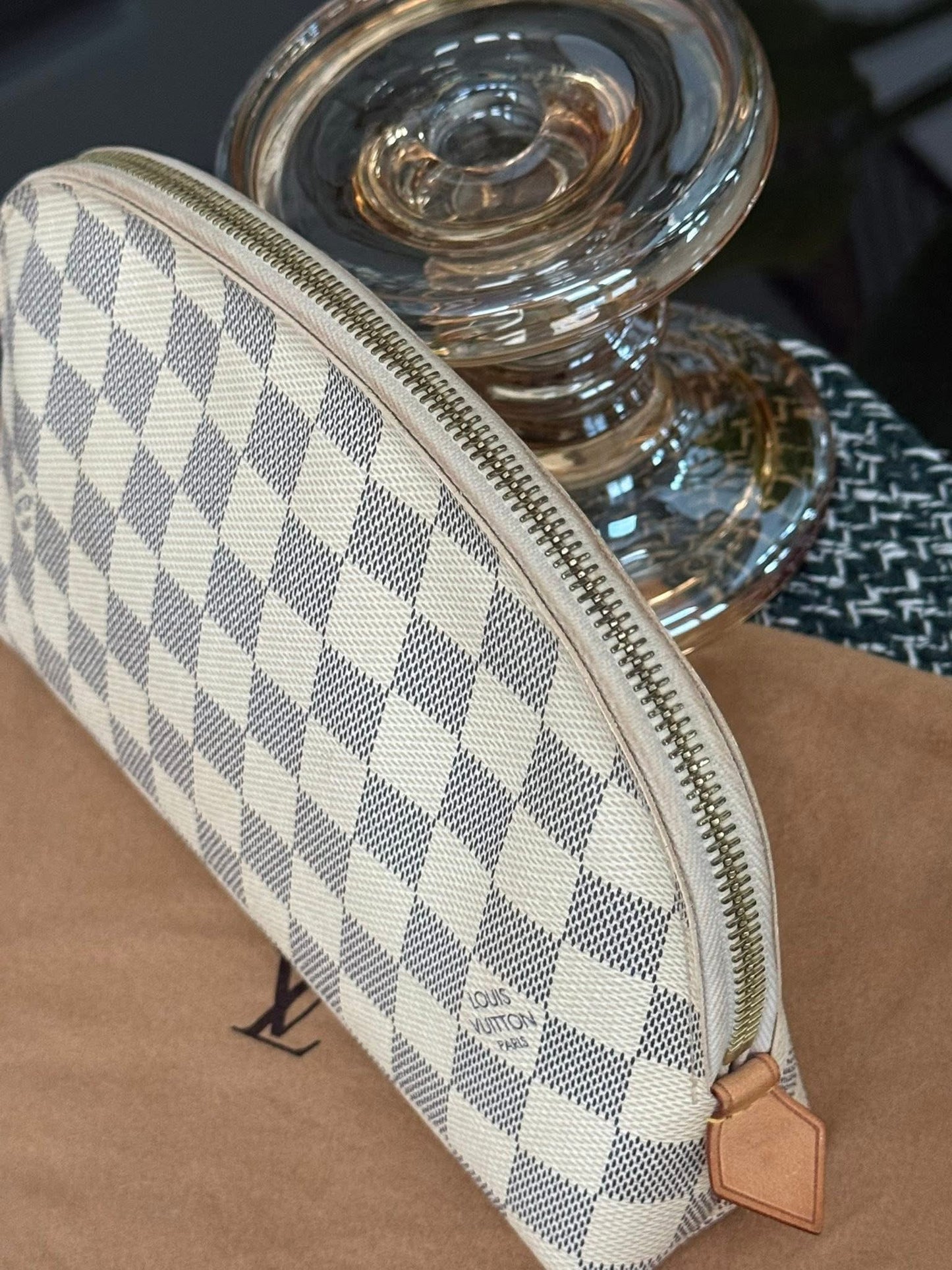 Cosmetic Pouch GM in Azur with Dustbag 🗓️ Year: 2018