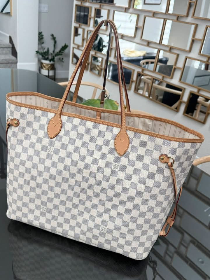 Neverfull GM in Azur with Dustbag, Insert Organizer and Non branded Twilly -🗓️ Year: 2009