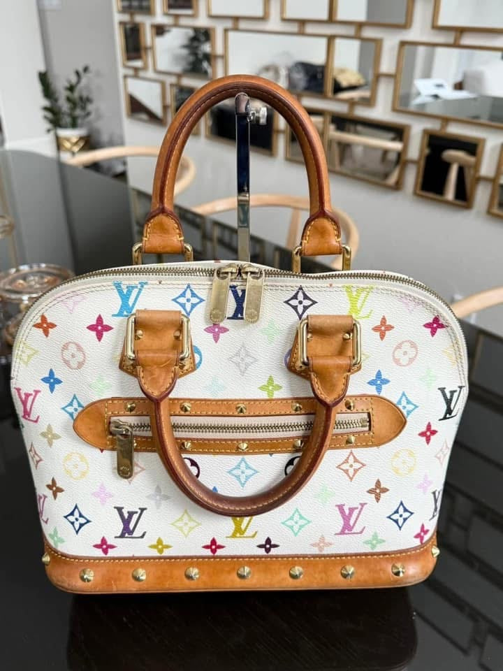 Murakami / Multicolor Alma PM with Dustbag , Insert organizer and Twilly 📅 Year: 2004