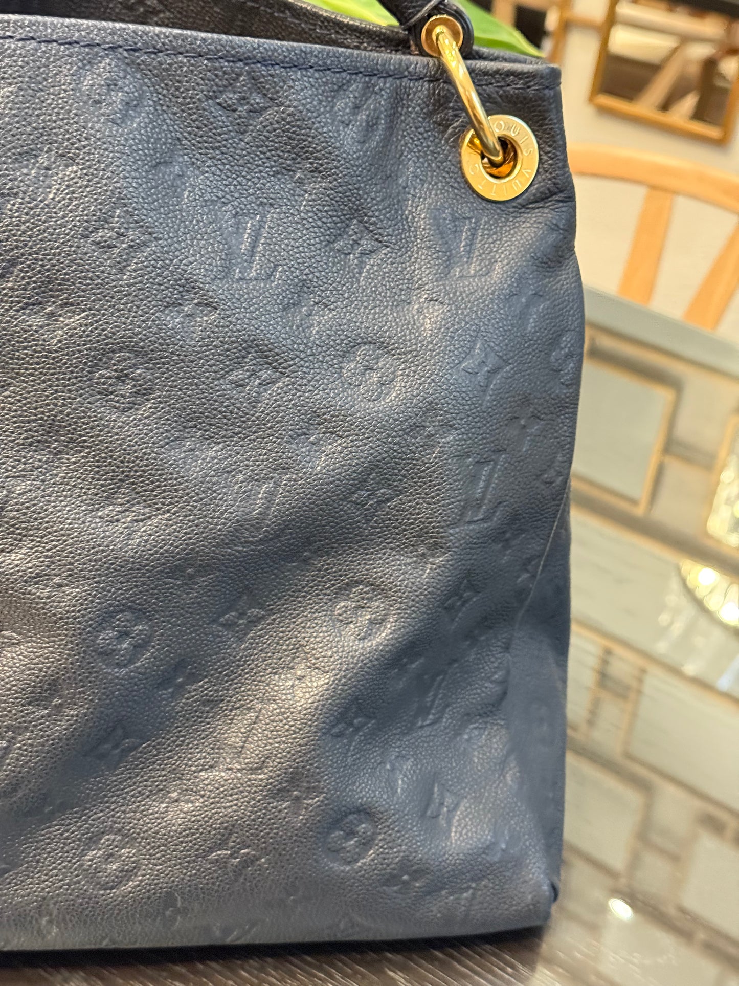 Artsy MM Empriente in Black/ Dark Blue with Dustbag and Insert Organizer 📅 Year: 2011