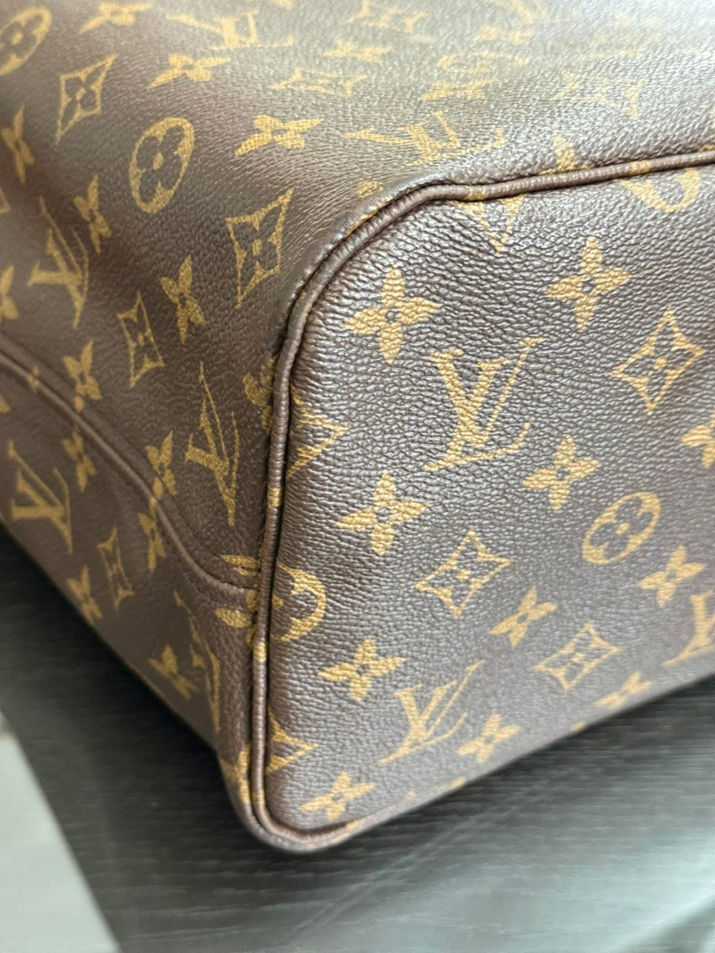 🌺Neverfull MM Monogram in Peony with Dustbag -🗓️ Year: 2016
