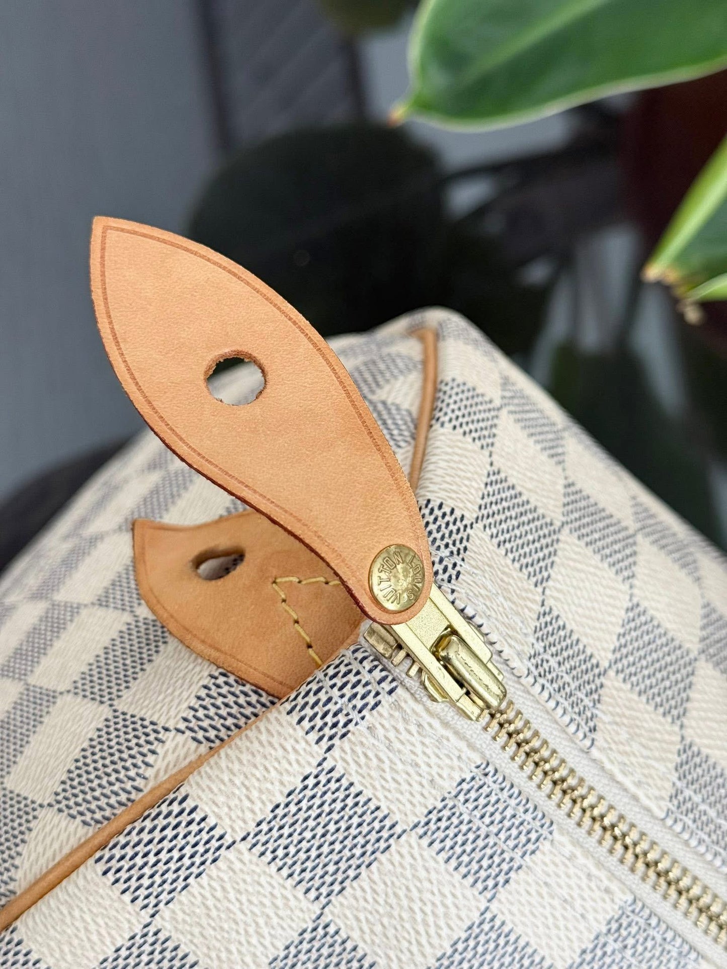 Speedy 30 in Damier Azur with lock 🔐 key, Dustbag and Insert Organizer -🗓️ Year 2012