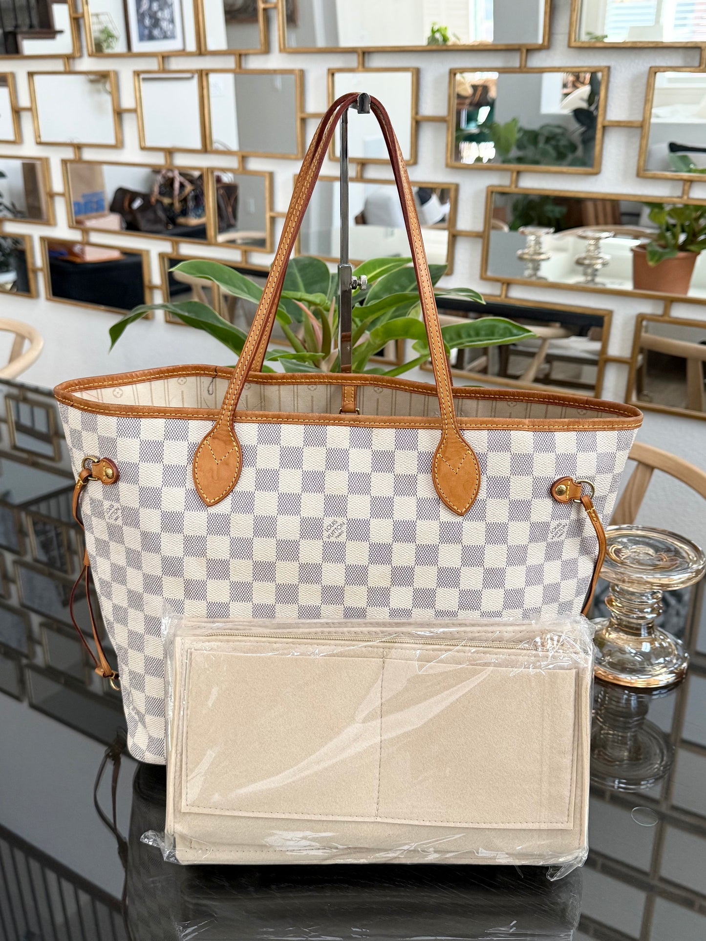 Neverfull MM in Azur with Insert Organizer 🗓️ Year: 2011