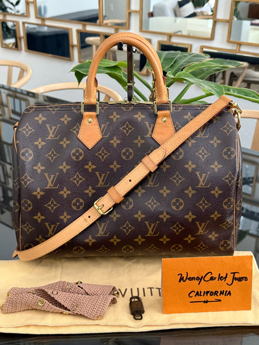 Speedy 35 Bandoulier with lock 🔐key, Dustbag and handle cover - 📅 Year: 2011