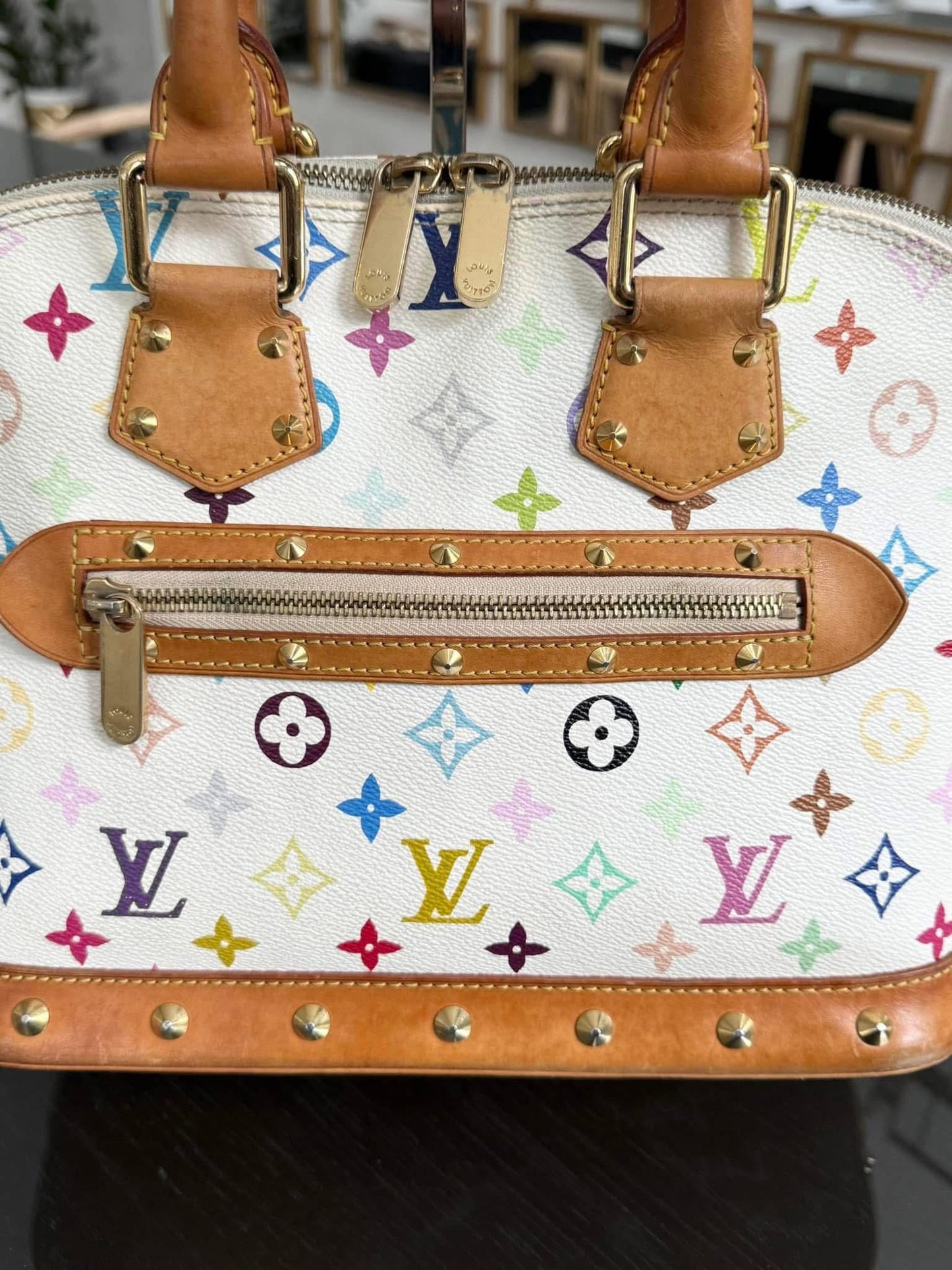 Murakami / Multicolor Alma PM with Dustbag , Insert organizer and Twilly 📅 Year: 2004
