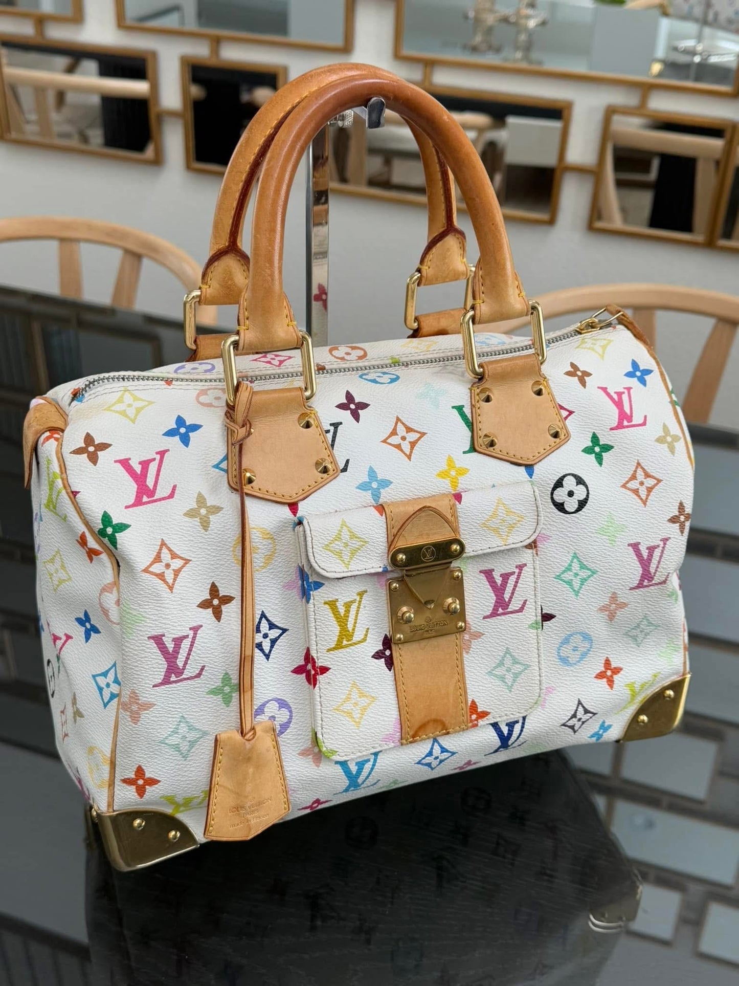 Multicolor Speedy 30 with Dustbag and Insert Organizer 📅 Year: 2006