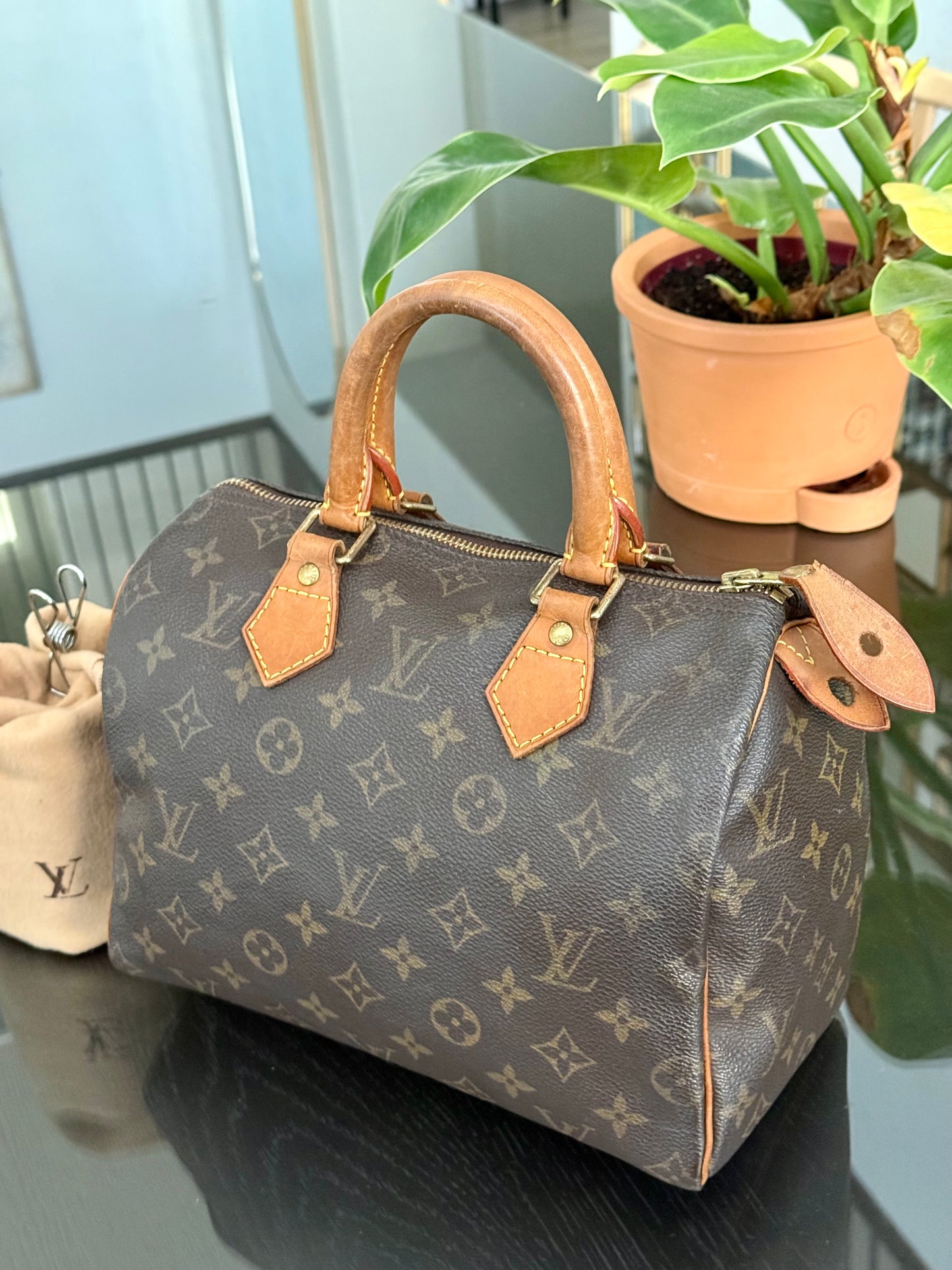 Speedy 25 in Monogram with Dustbag -🗓️ Year: 2000