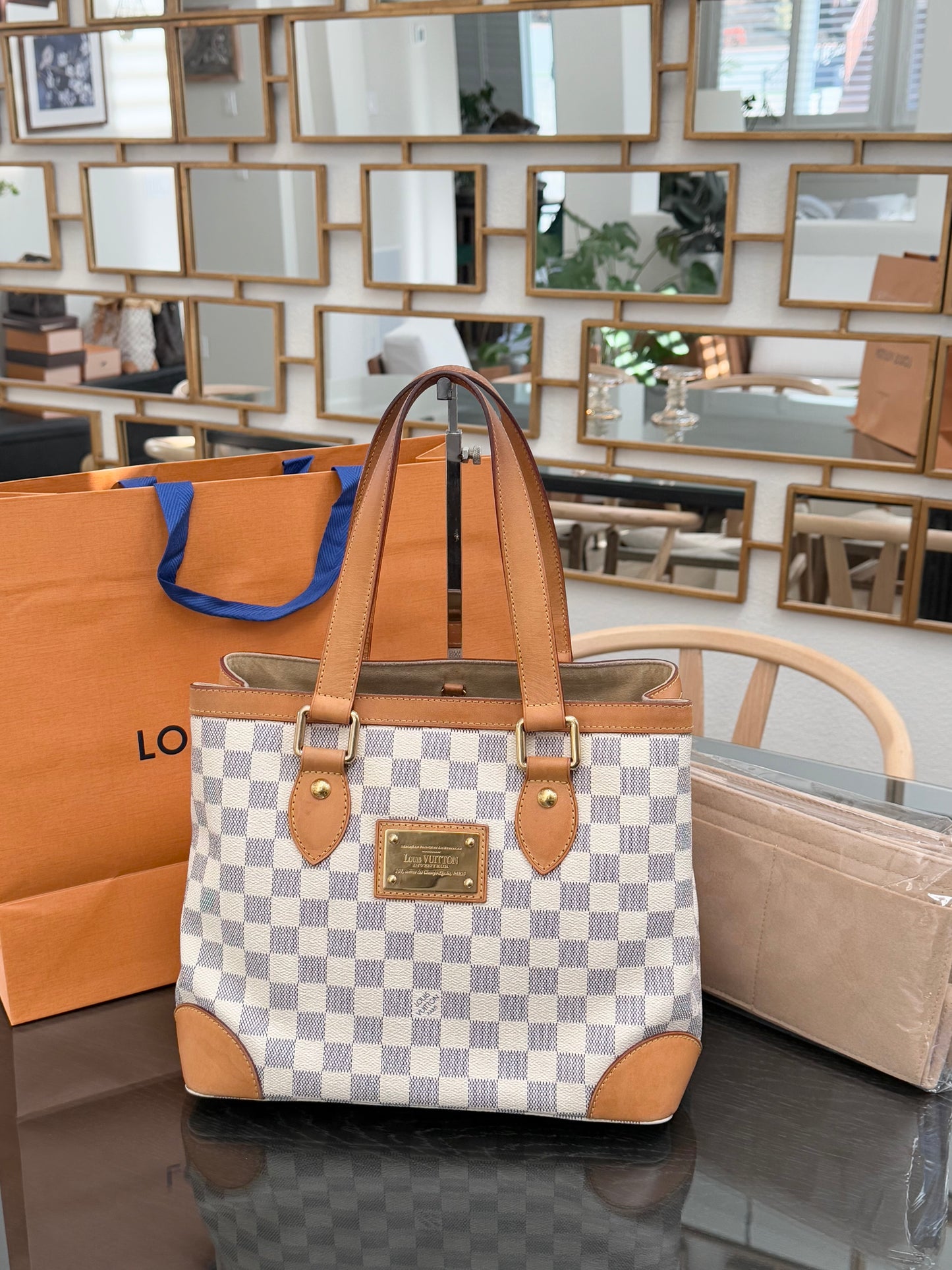 Hampstead PM Azur with Insert Organizer and Paper bag 
🗓️ Year: 2008
