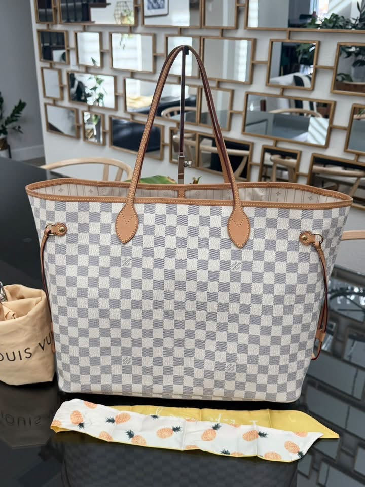 Neverfull GM in Azur with Dustbag, Insert Organizer and Non branded Twilly -🗓️ Year: 2009