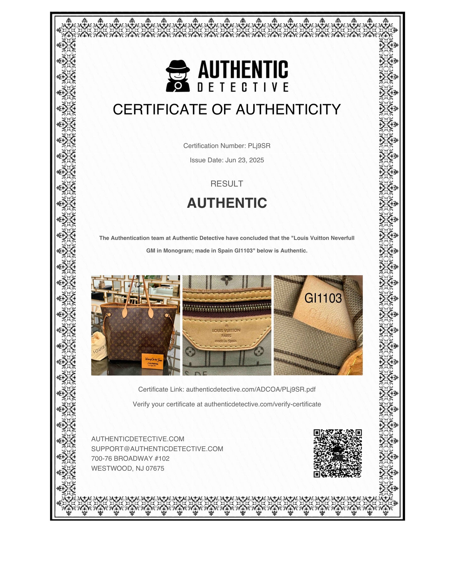 Neverfull GM with 🗓️ Year: 2003