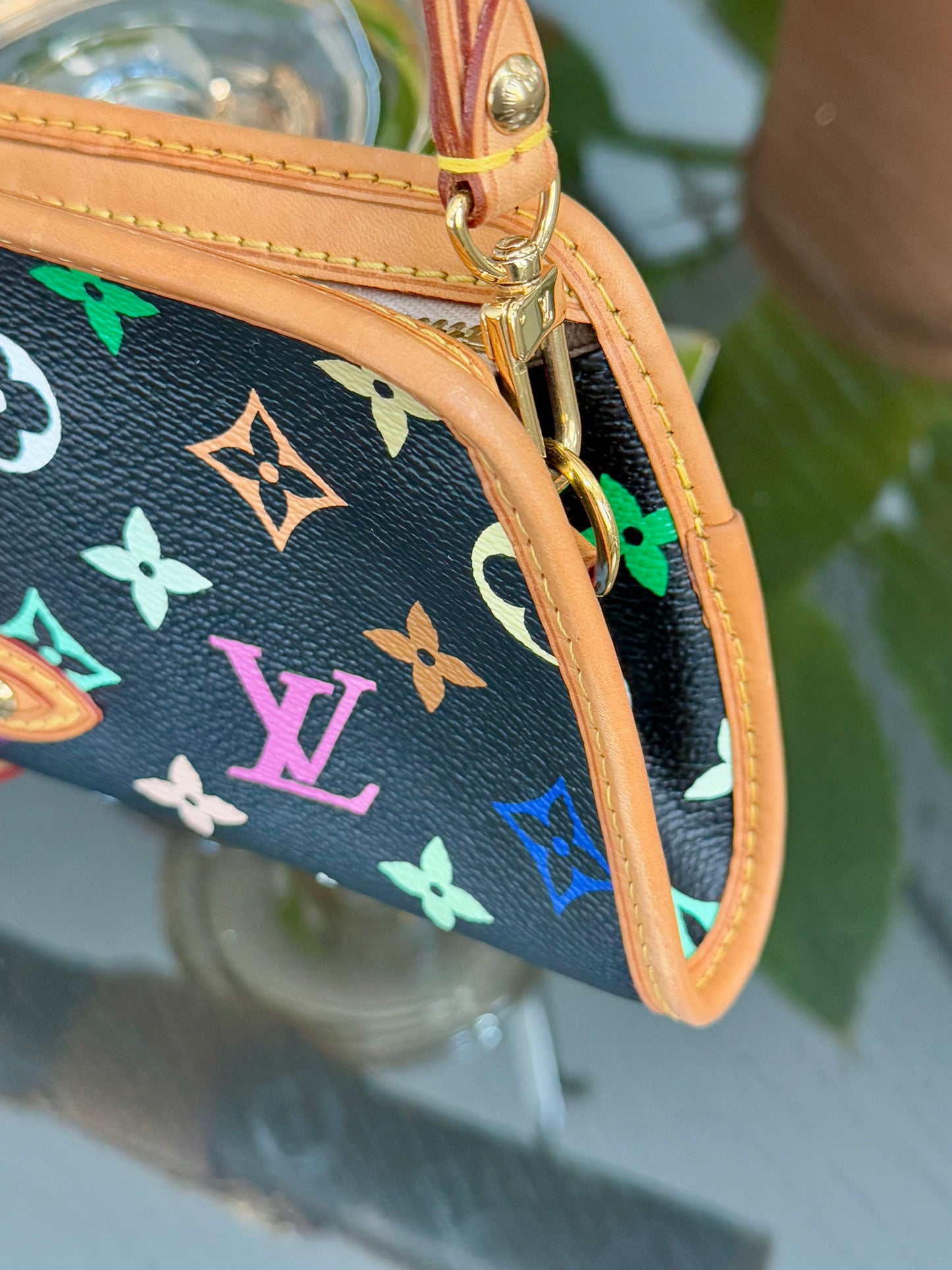 Multicolor Shirley Clutch/ Shoulder Bag with Box📅 Year: 2005