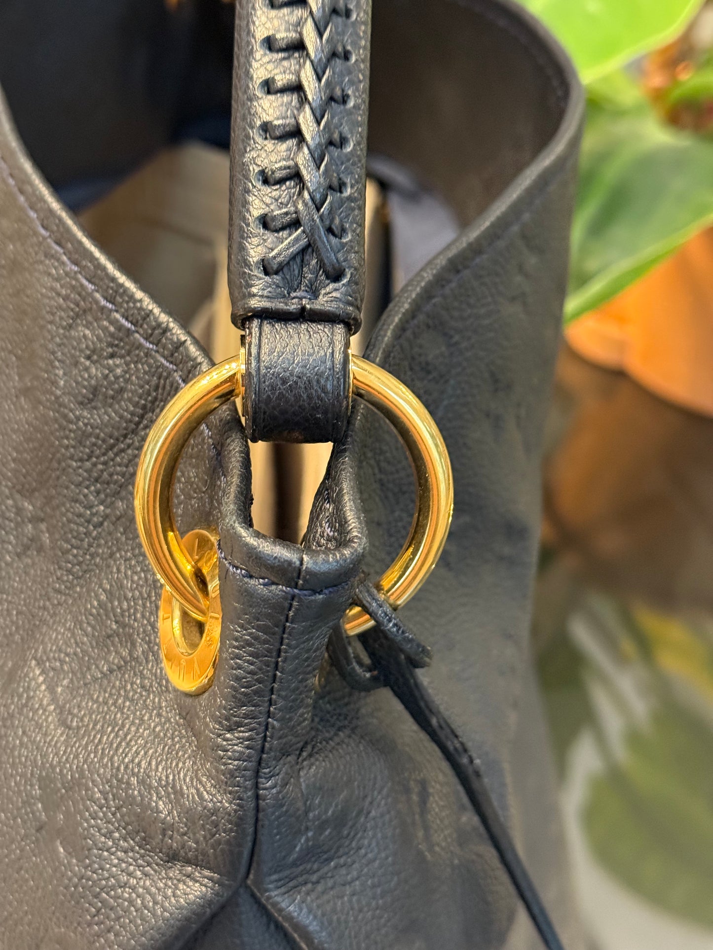 Artsy MM Empriente in Black/ Dark Blue with Dustbag and Insert Organizer 📅 Year: 2011