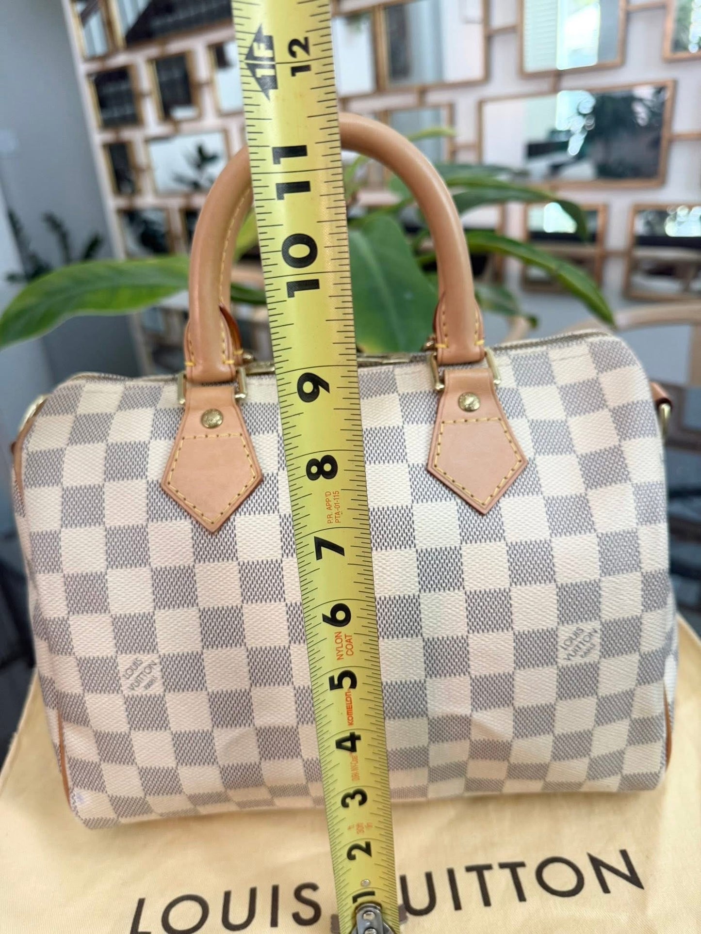 Speedy 25 Bandoulier in Azur with Original Strap, Dustbag and Insert Organizer -🗓️ Year: 2013