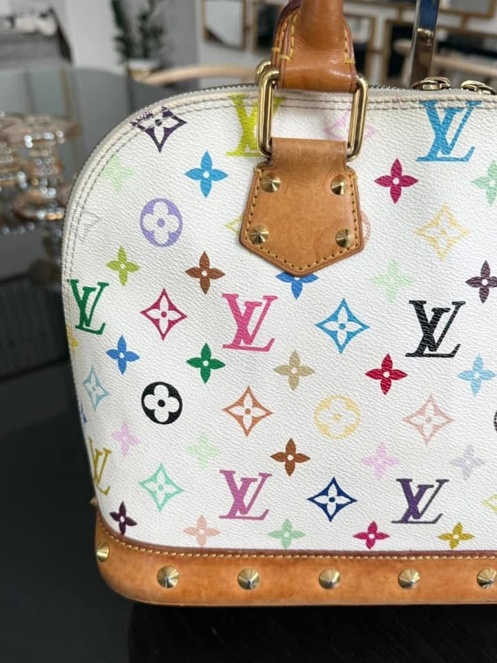 Murakami / Multicolor Alma PM with Dustbag , Insert organizer and Twilly 📅 Year: 2004