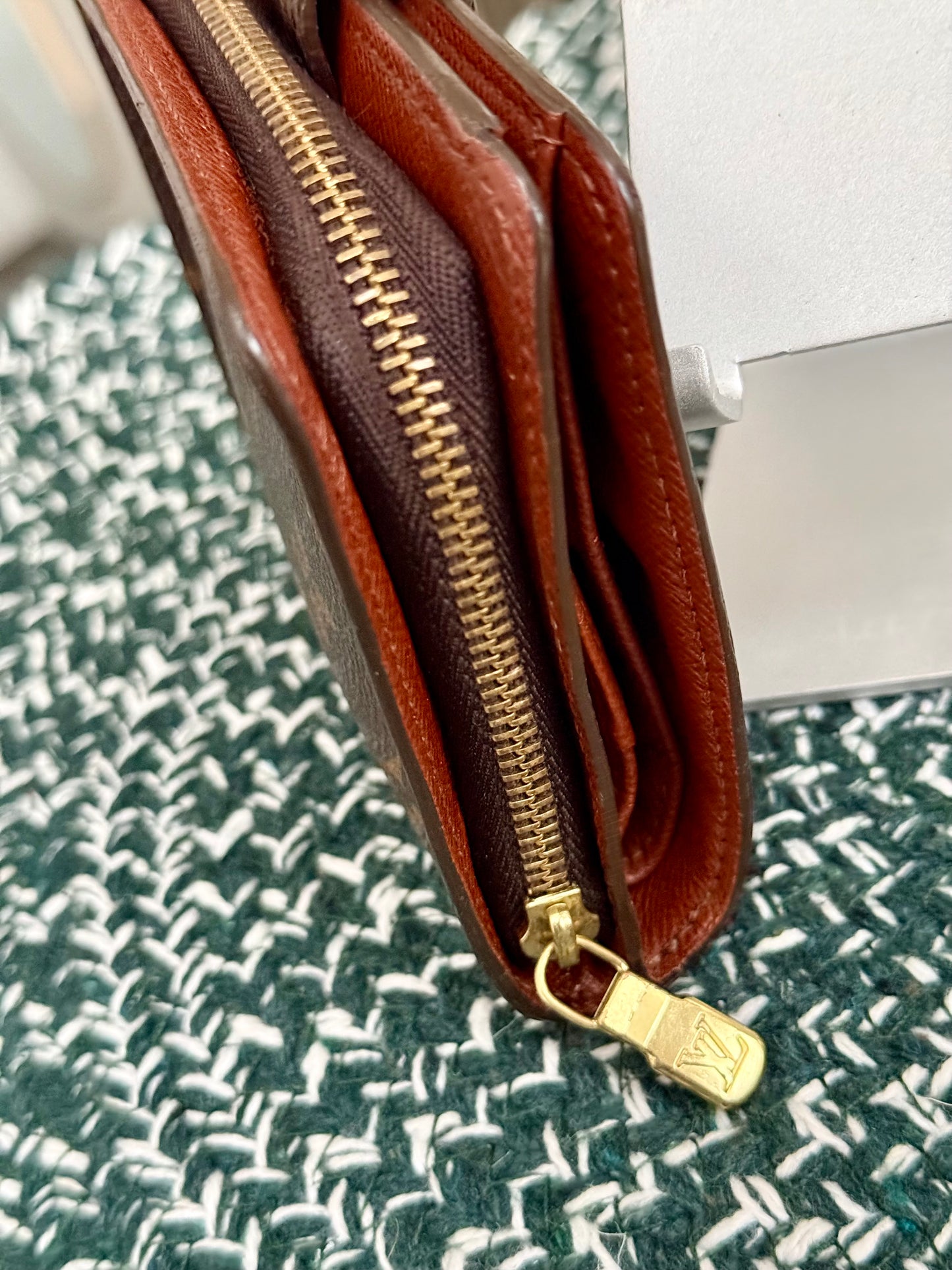 Monogram Zip Around Compact Wallet 🗓️ Year: 2000