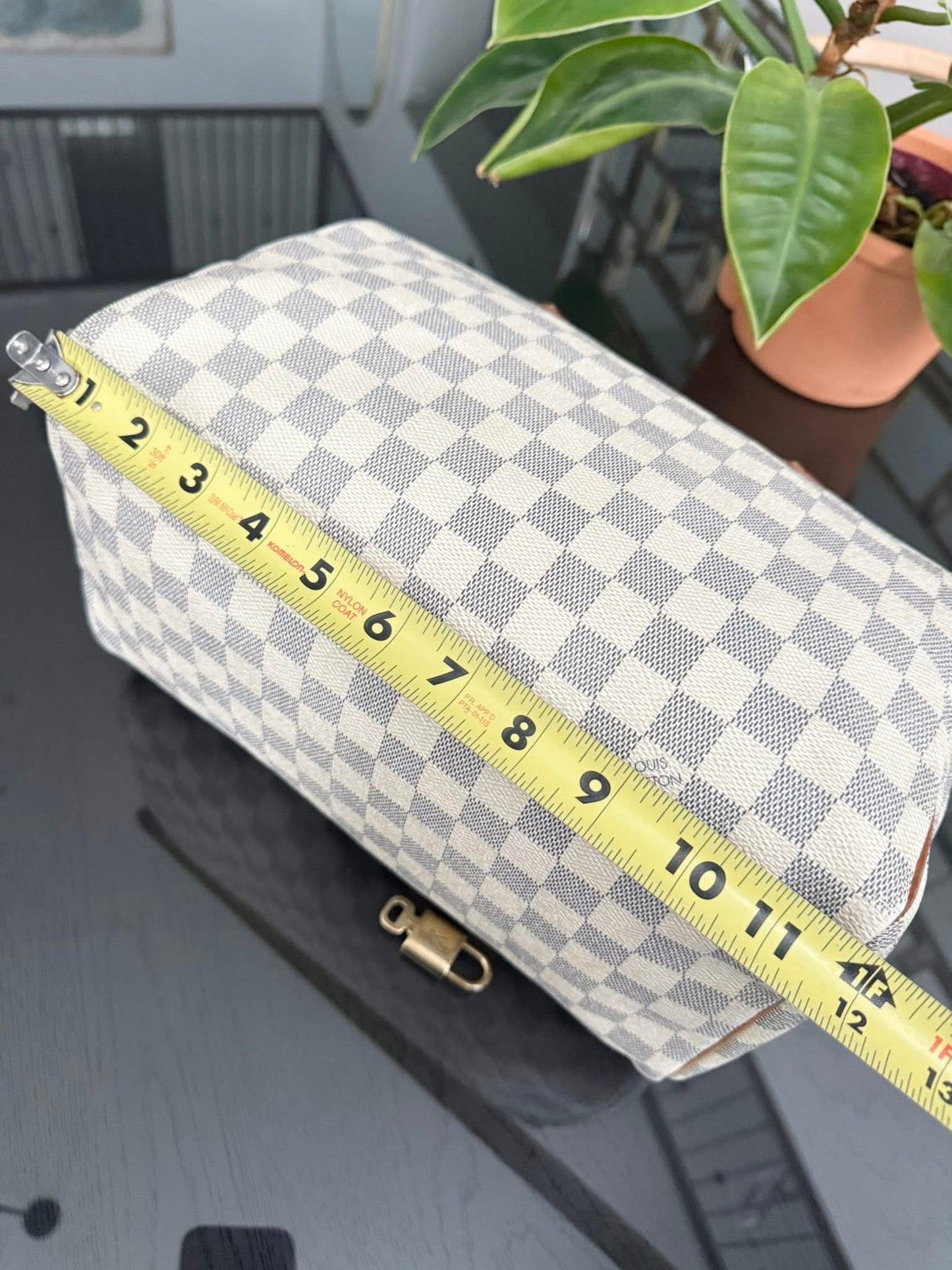 Speedy 30 in Damier Azur with lock 🔐 key, Insert Organizer and Non branded twilly -🗓️ Year 2010