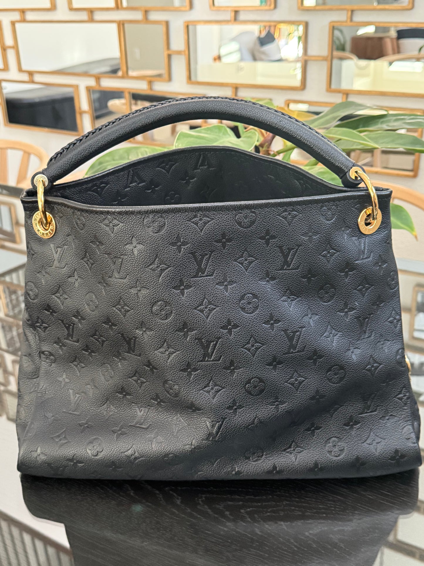 Artsy MM Empriente Black with Dustbag - 📅 Microchip and Authenticated