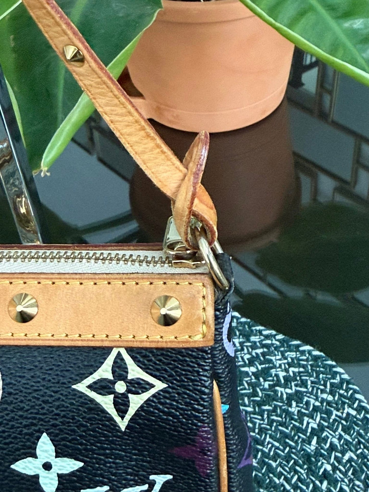 Multicolor Pochette Accessories with Dustbag and Strap 📅 Year: 2003