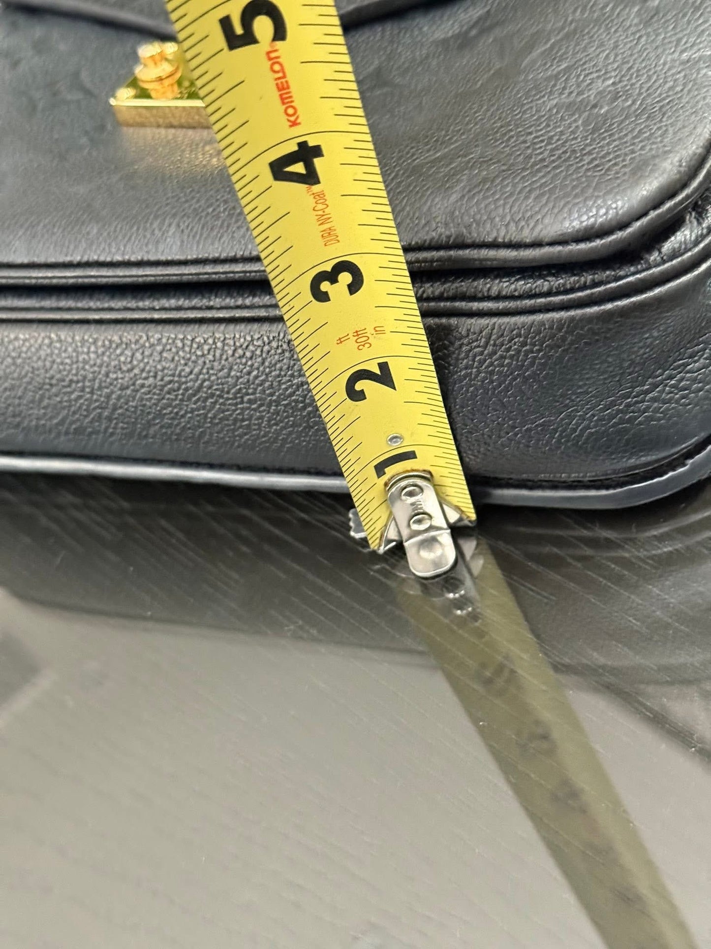 Pochette Metis Emptiente Noir with Box, Dustbag, Insert Organizer, Box and Paper bag -Microchip & Authenticed