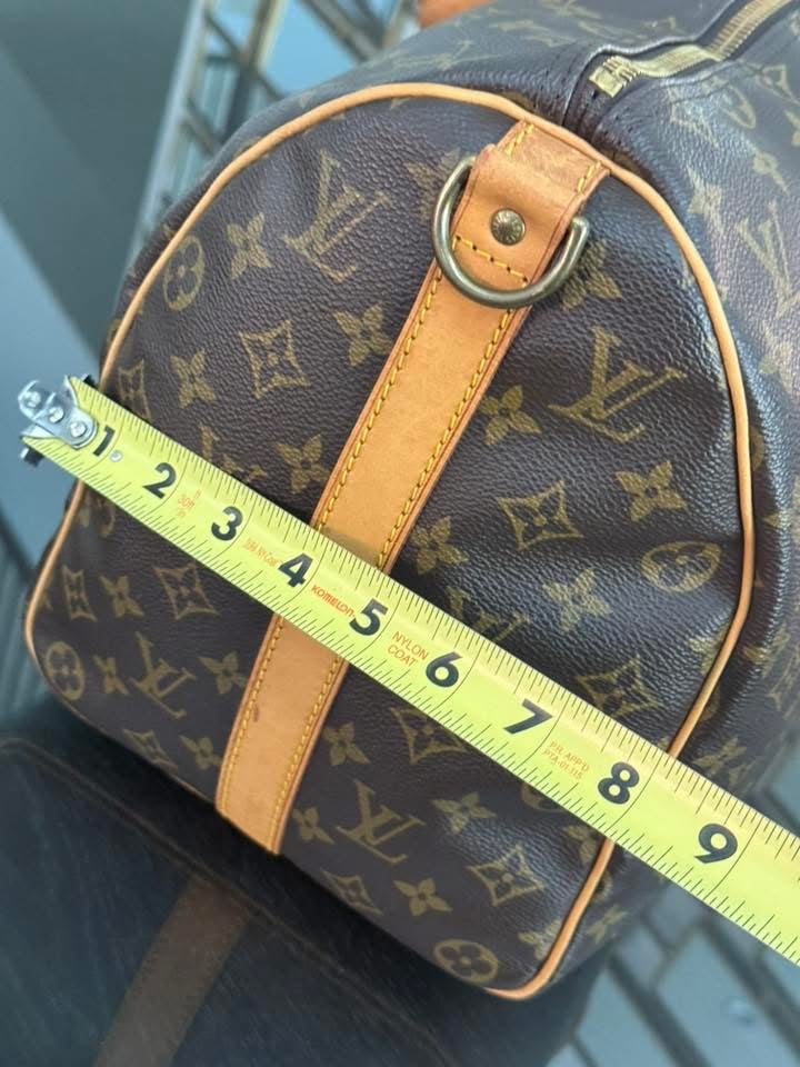 Keepall 45 Bandoulier with Original Strap , Luggage Tag and Poignet 📅 Year: 1989