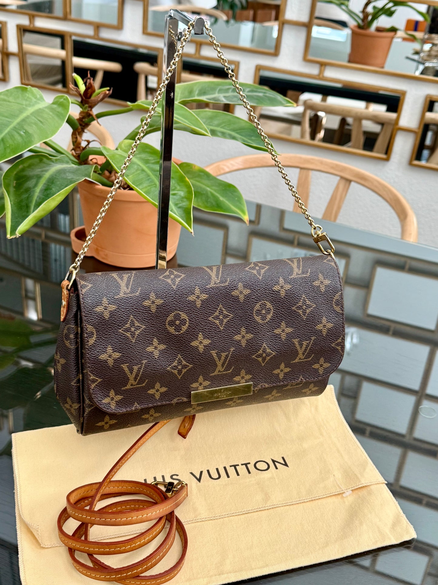 Favorite MM in Monogram with Original Strap, Dustbag, Box, Paper Bag and Insert Organizer -🗓️ Year: 2015